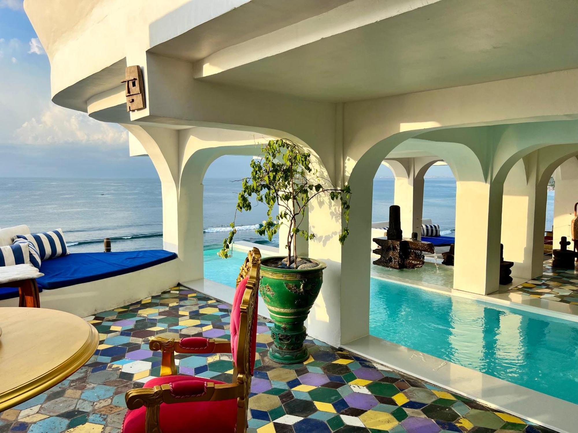 Villa Morabito Art Cliff Uluwatu Exterior foto
